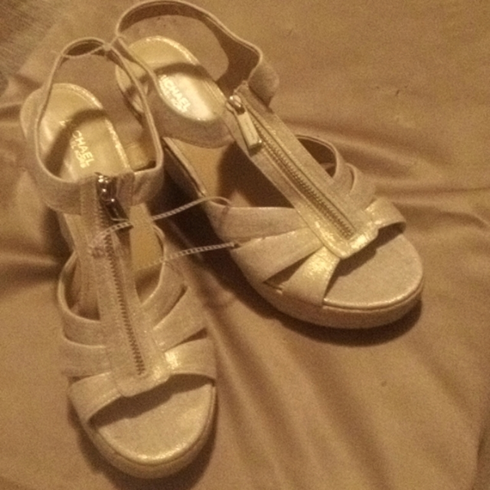 Michael kors wedge heels